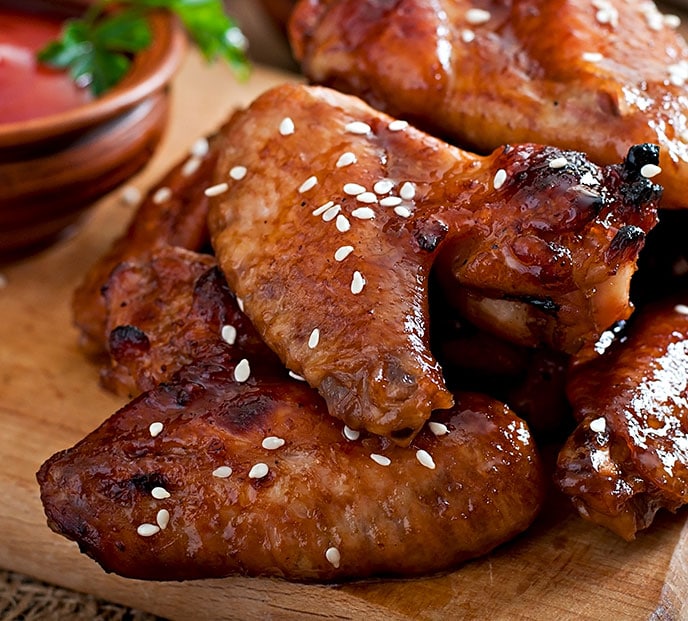 baked teriyaki chicken wings