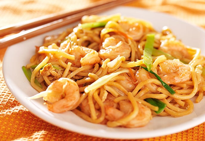 how to make shrimp lo mein
