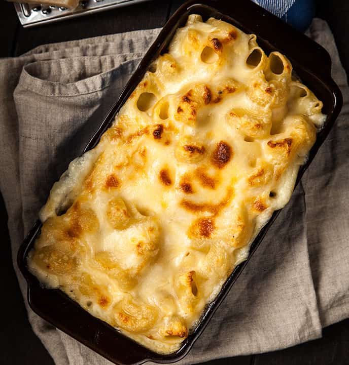 receta de macarrones con queso ahumado