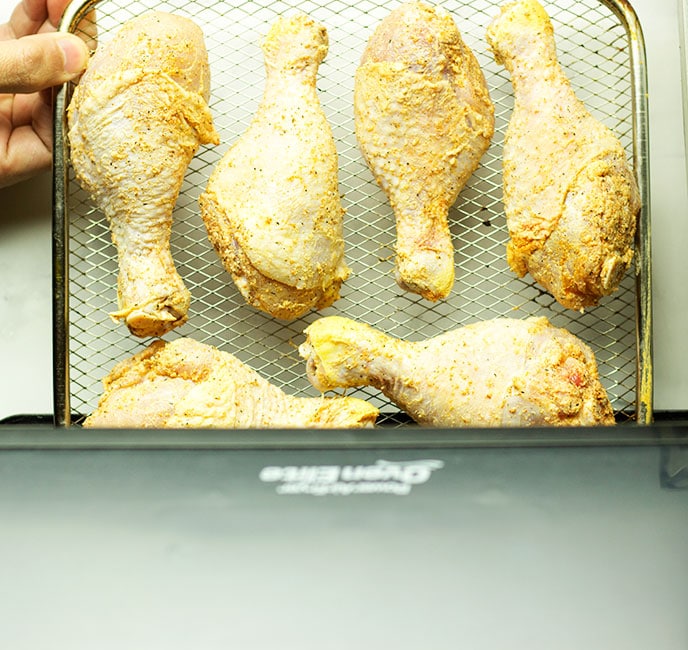 air fryer chicken legs no breading