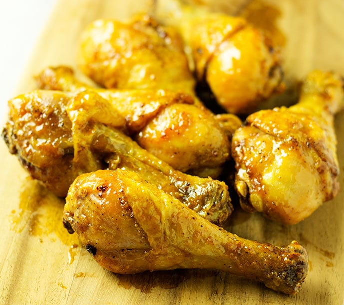 Drumsticks aus der Fritteuse