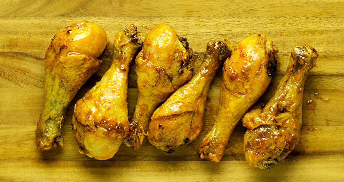 Fritteuse Drumsticks Kochzeit