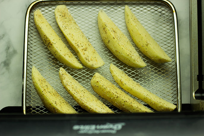 hot air fryer potato wedges