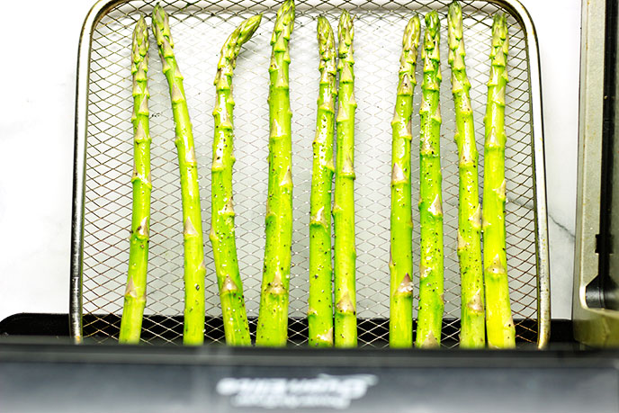 power air fryer asparagus