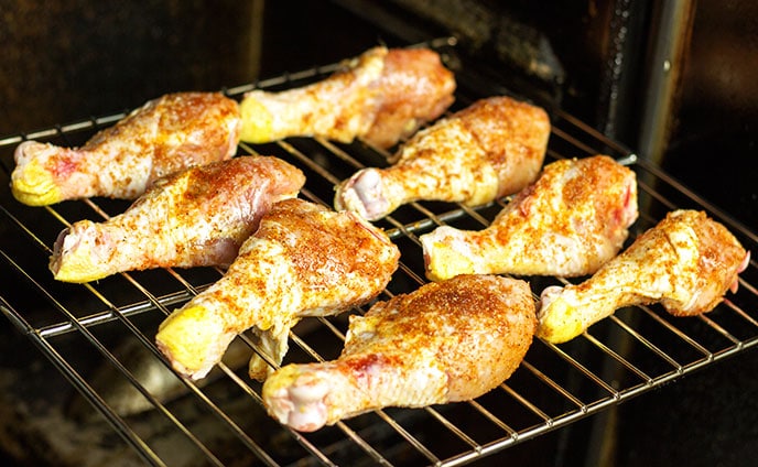 smoked chicken drumsticks electric smoker