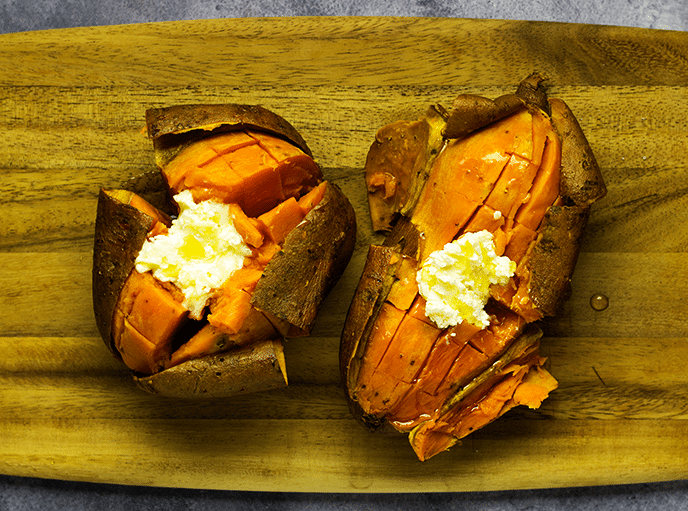 smoky roasted sweet potatoes