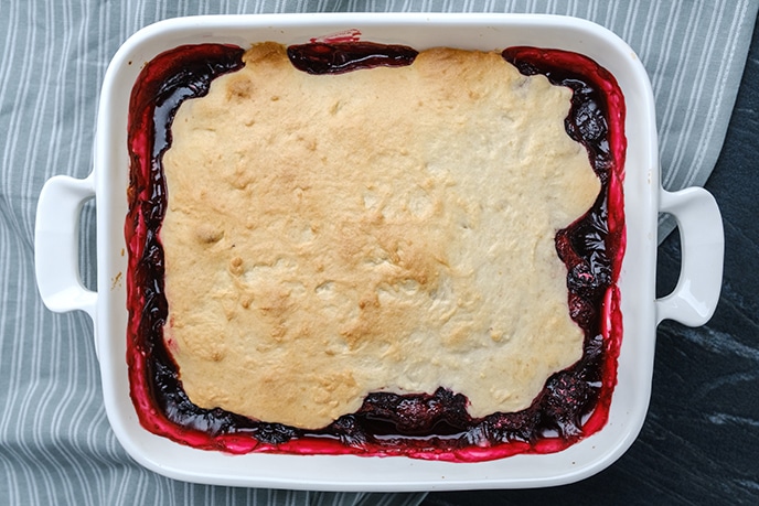 einfaches Rezept für Maulbeerpfannkuchen