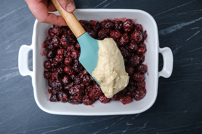 receta de tarta de moras